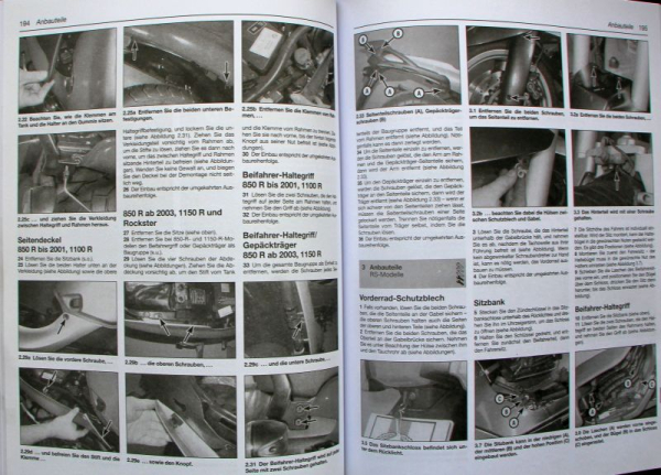 Coobs "BMW R 850 - 1150 Vierventil-Boxer" Motorbike Repairmanual 2006 (9716)